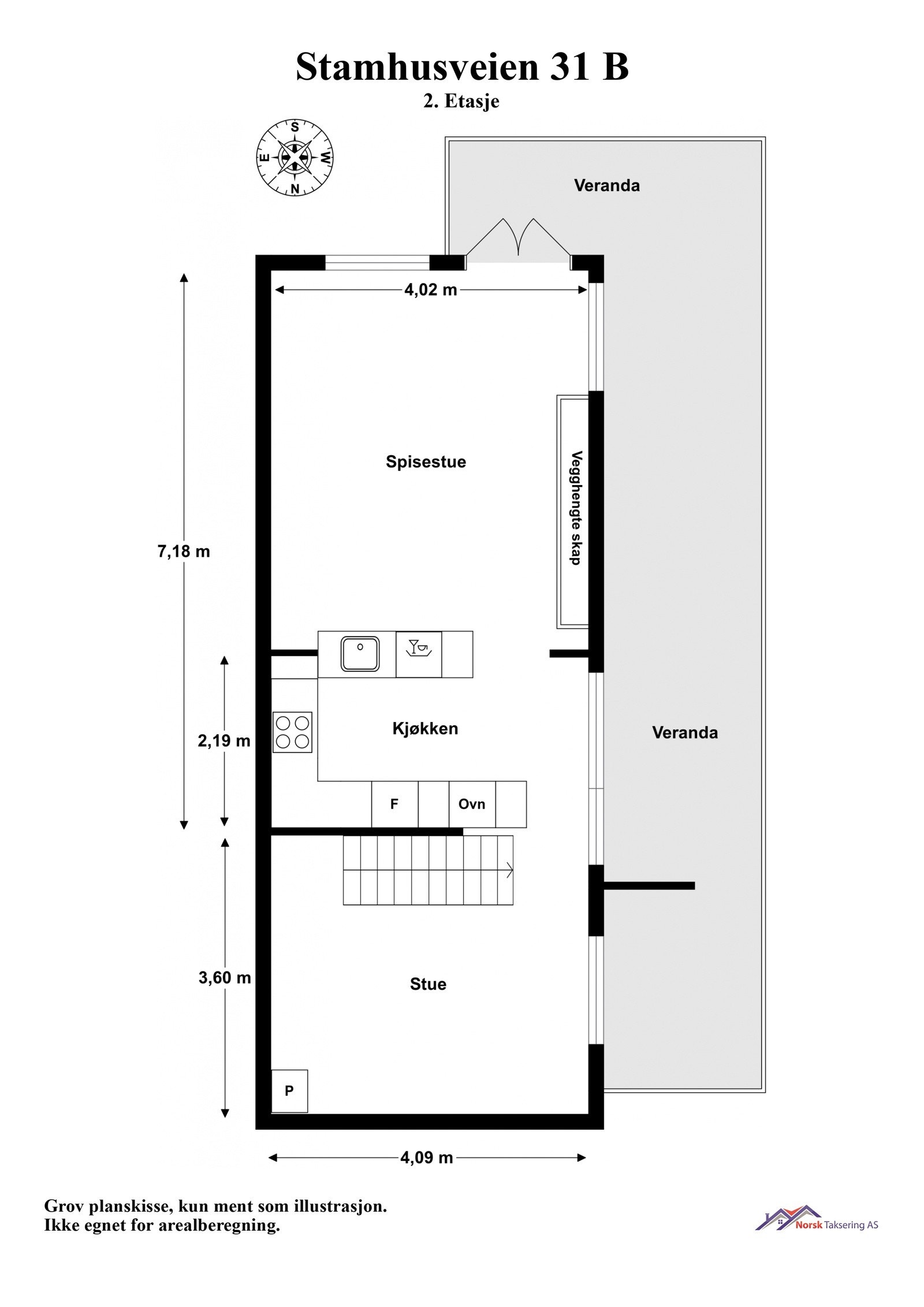 Plantegning 2. etasje Galleribilde