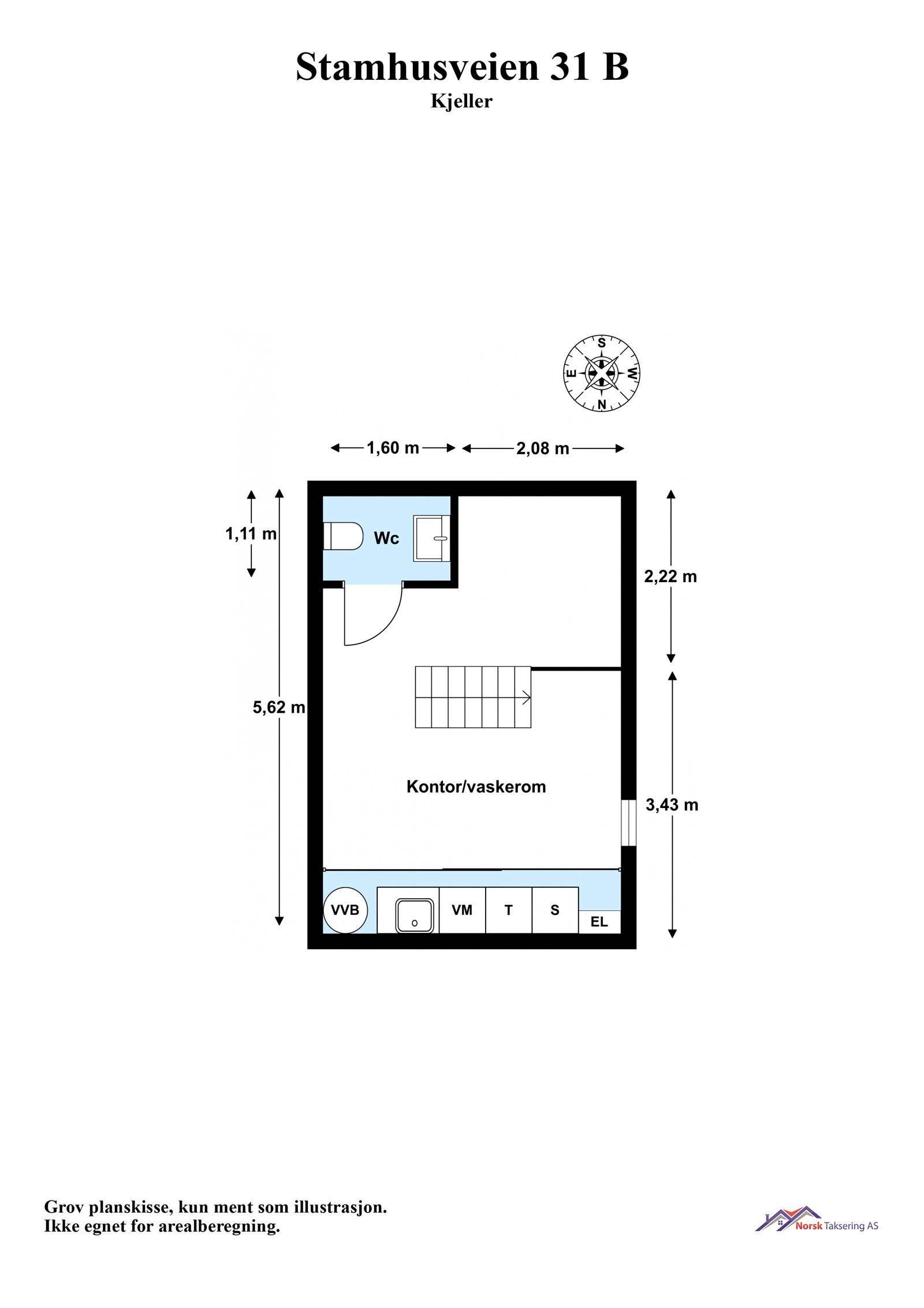 Plantegning kjeller Galleribilde