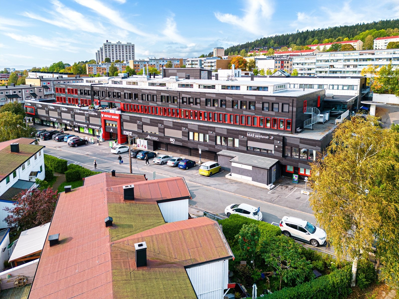 Det er kort vei til Veitvet senter Galleribilde