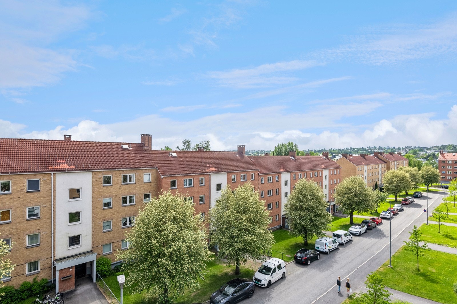 Utsikt fra balkong. Galleribilde