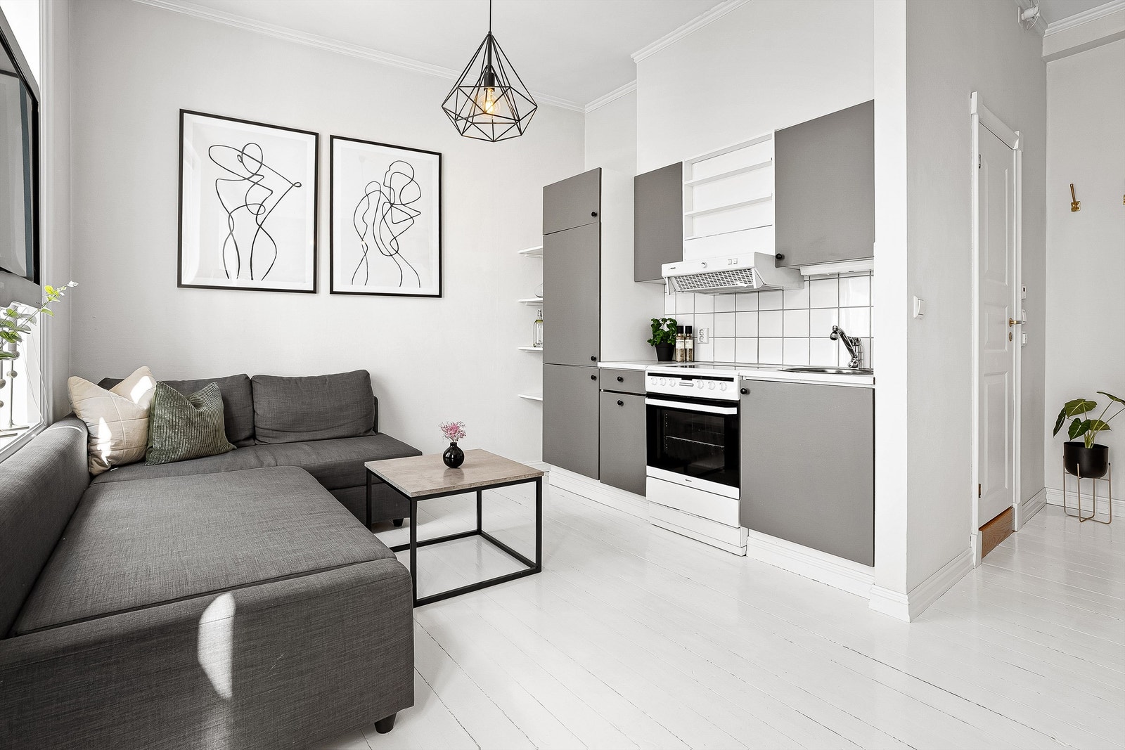 Leiligheten er tilknyttet felles varmtvann. Galleribilde