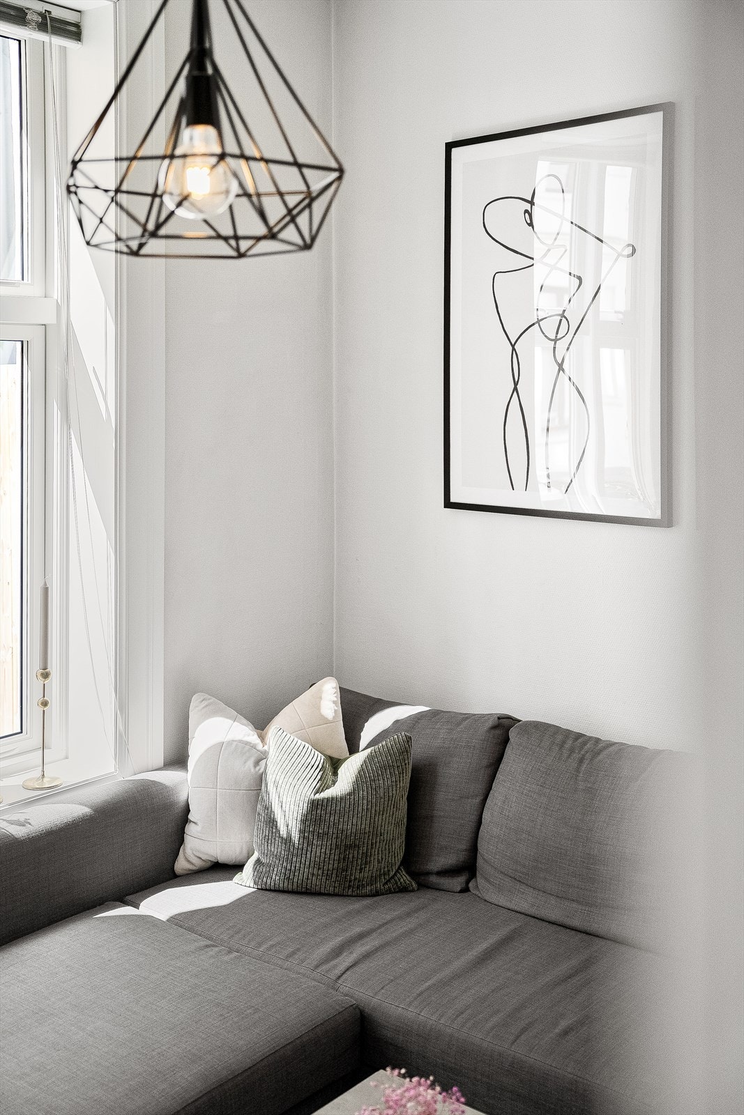 Leiligheten har en lun atmosfære. Galleribilde