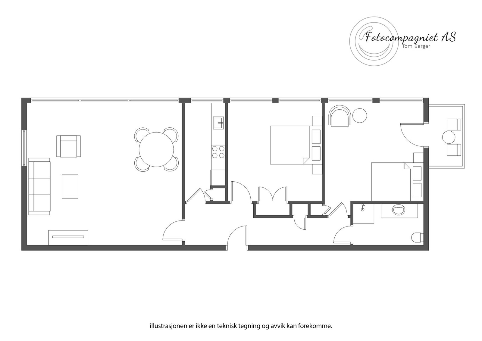 Plantegning Galleribilde