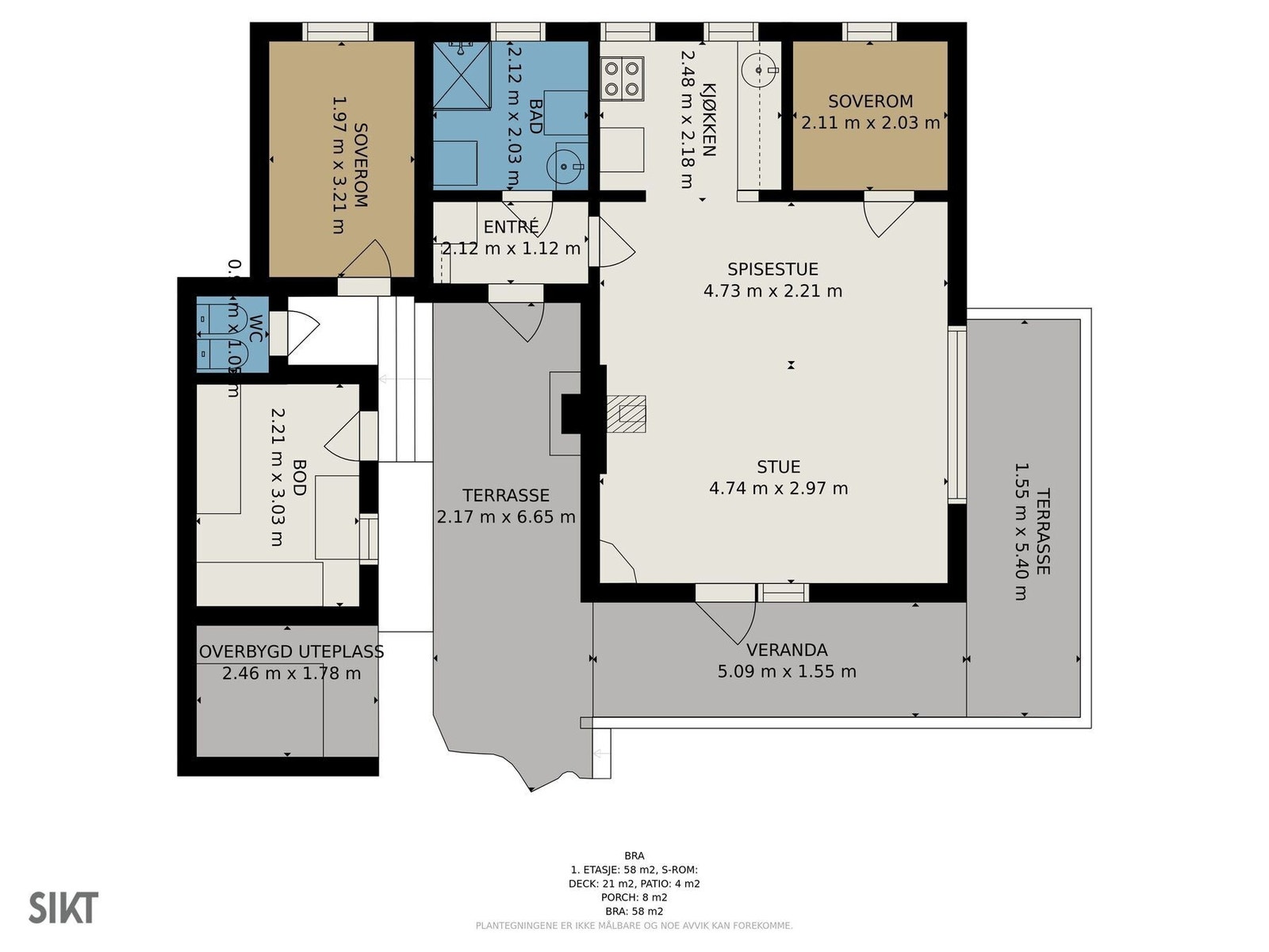 Plantegning Galleribilde