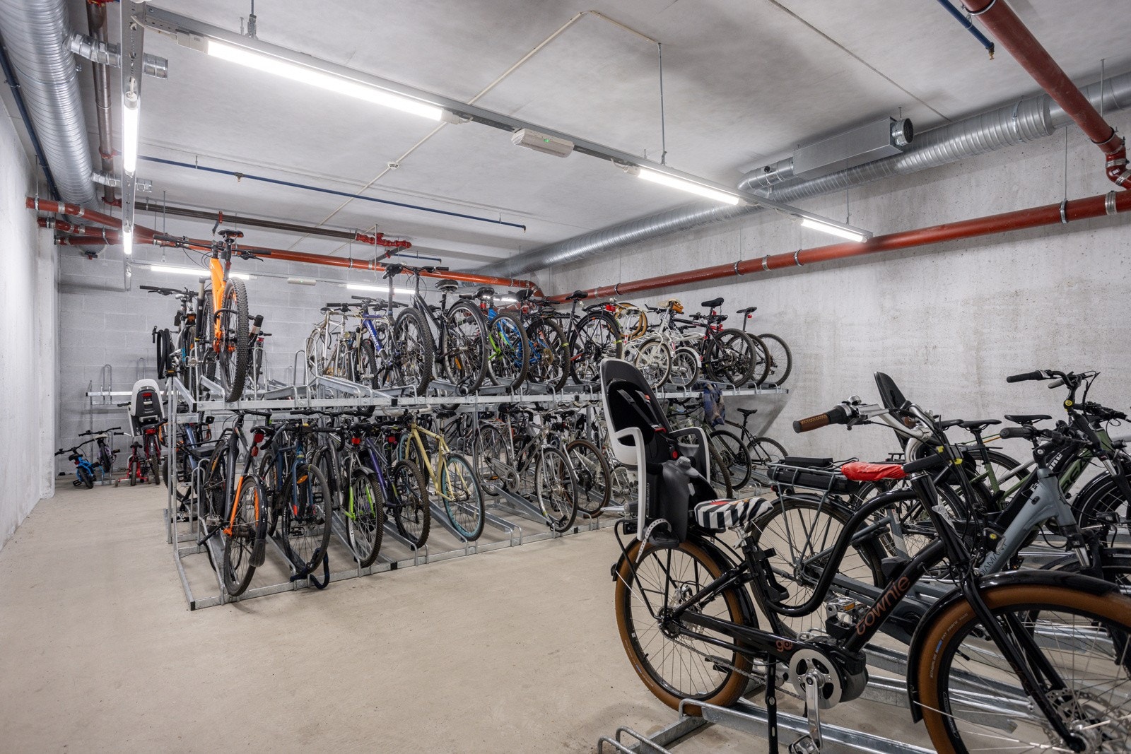 Det er også tilgang til felles sykkelrom. Galleribilde