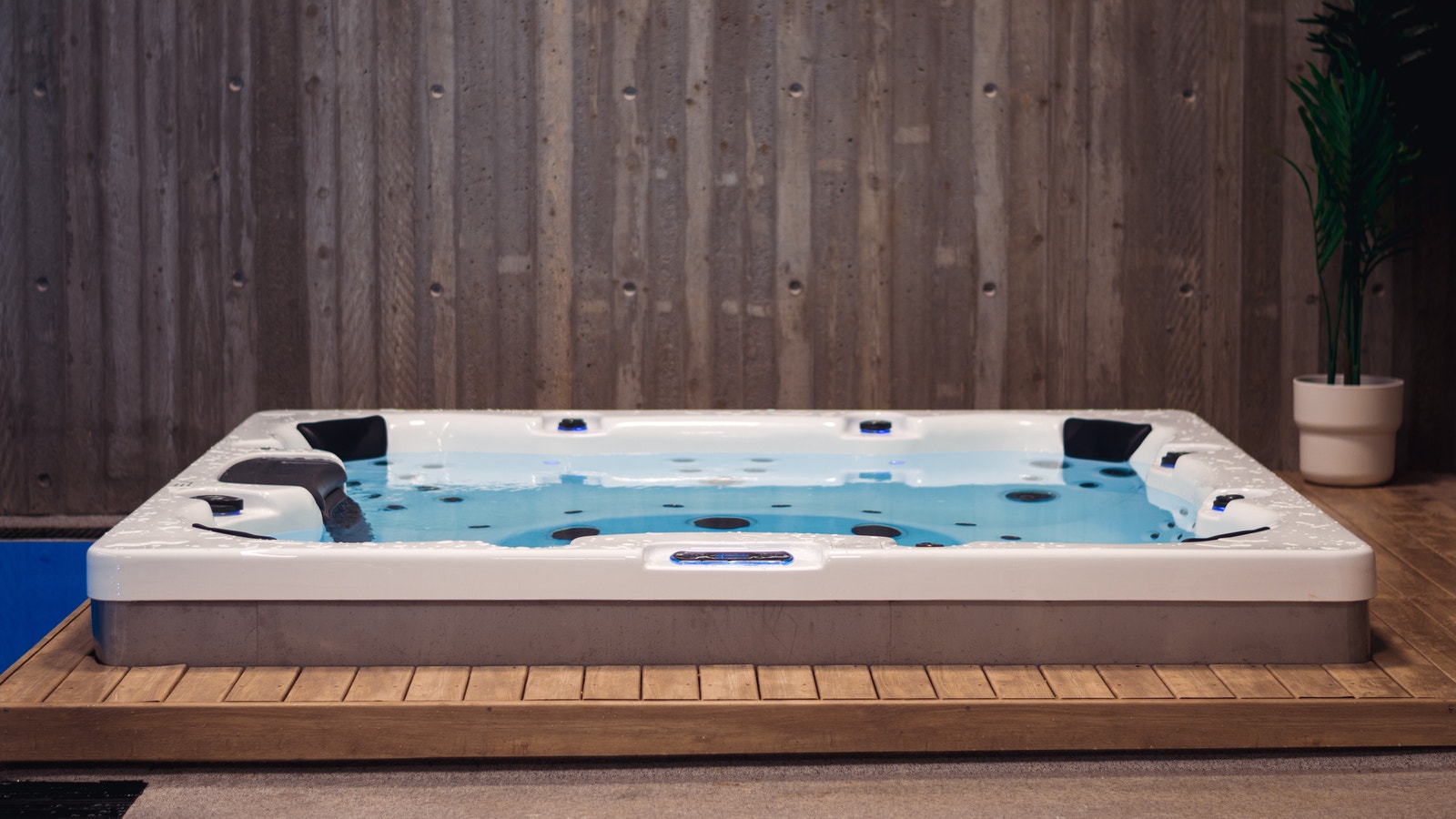 Du finner også boblebad i spaanlegget Galleribilde