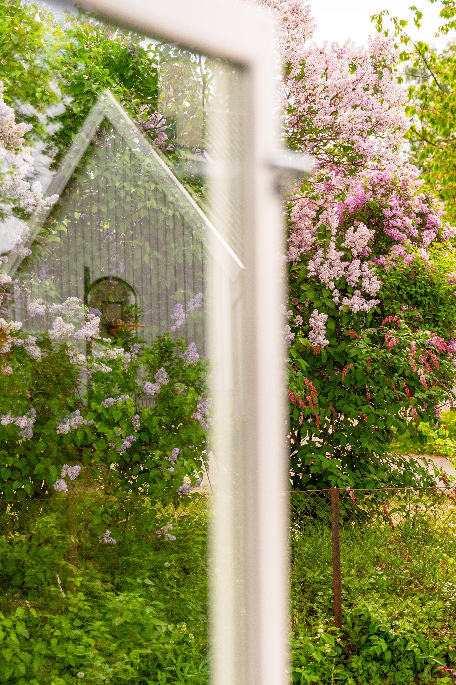 Det er en felles sykkelbod i hver oppgang. Galleribilde