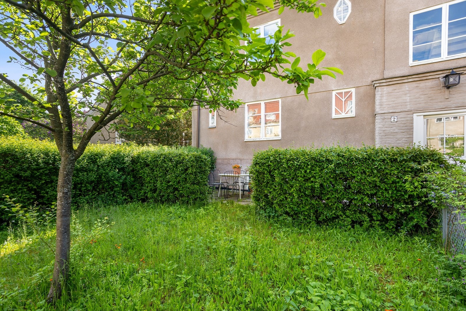 Uteplassene er til store glede for både store og små hele året rundt. Galleribilde
