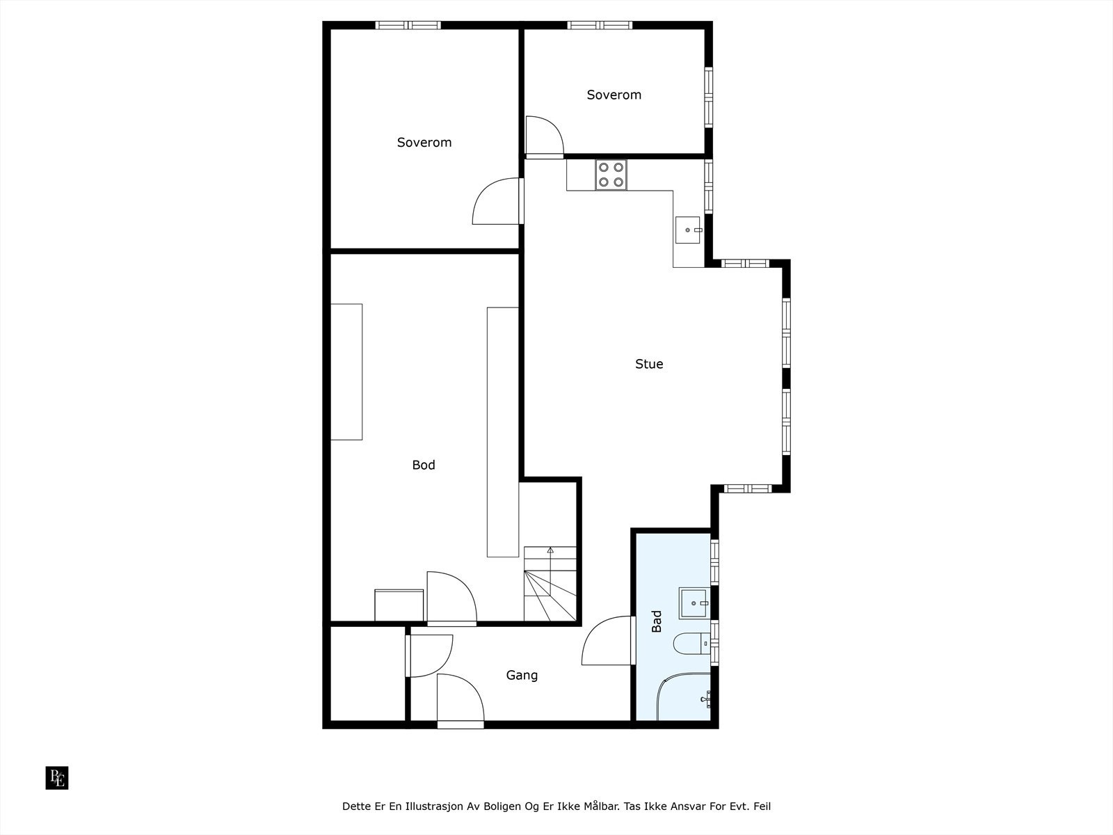 Kjeller: Plantegning Galleribilde