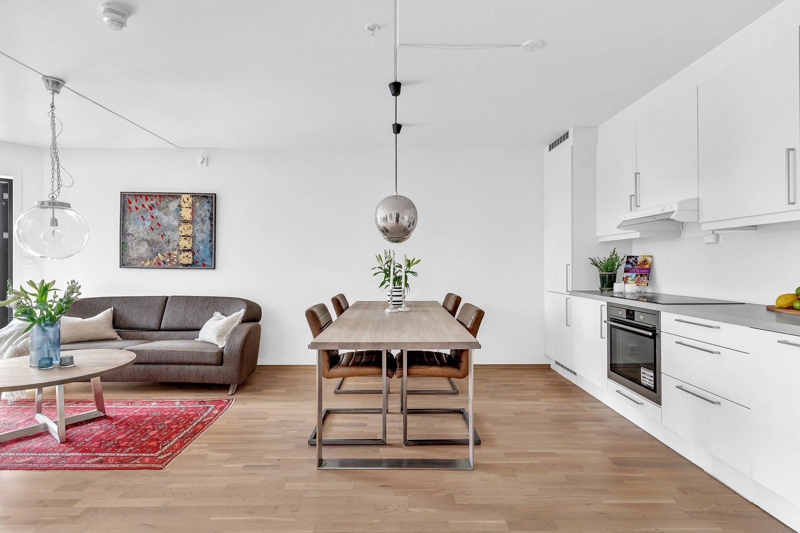 Det er godt med luft mellom de ulike sonene. Galleribilde