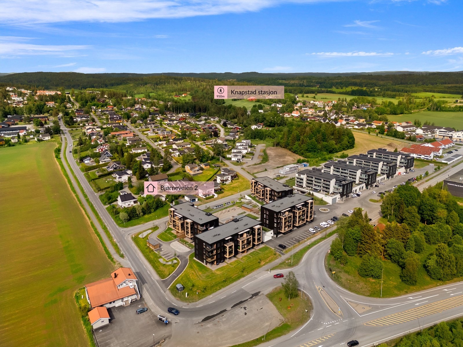 Dronefoto Galleribilde