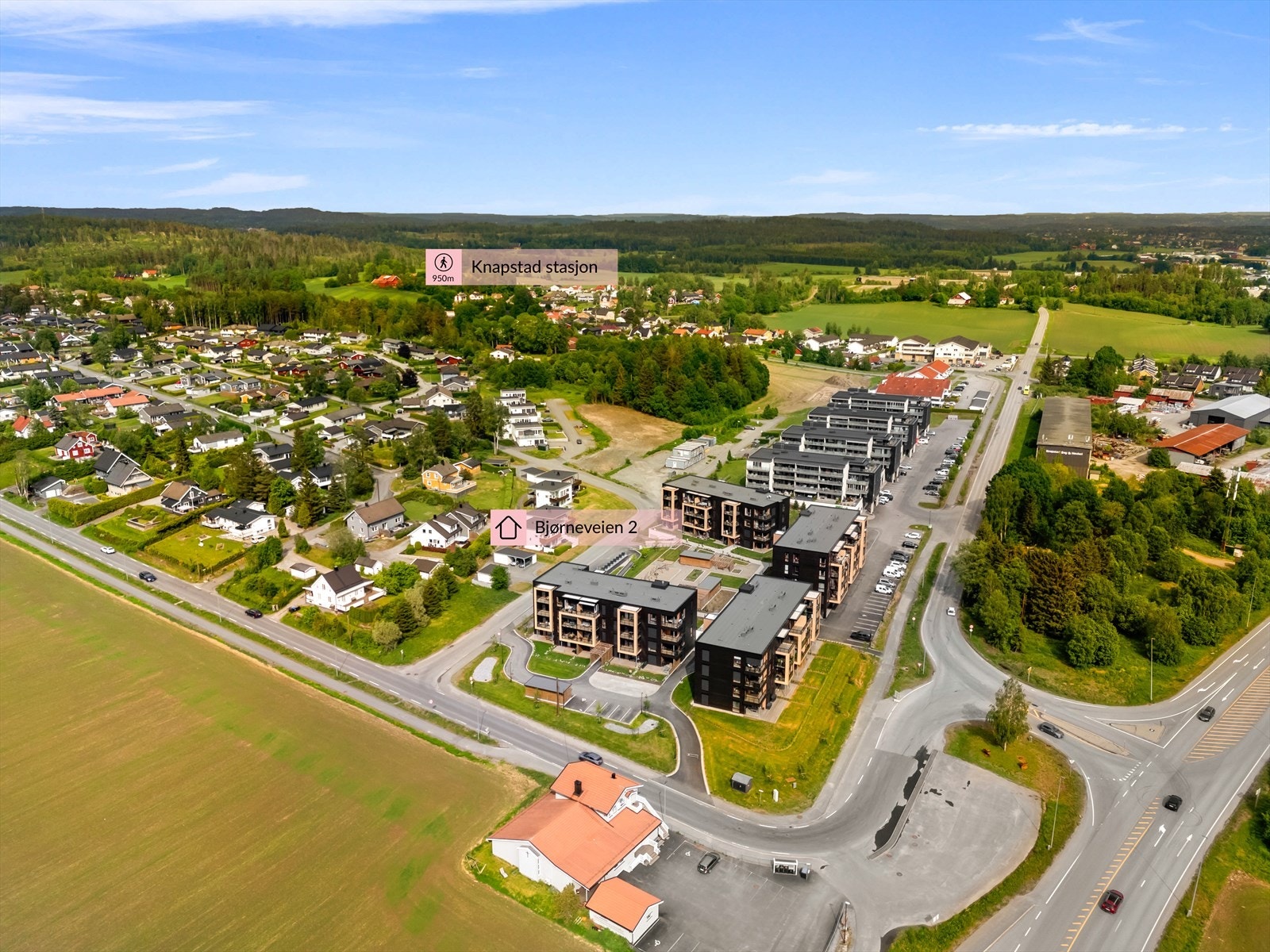 Dronefoto Galleribilde