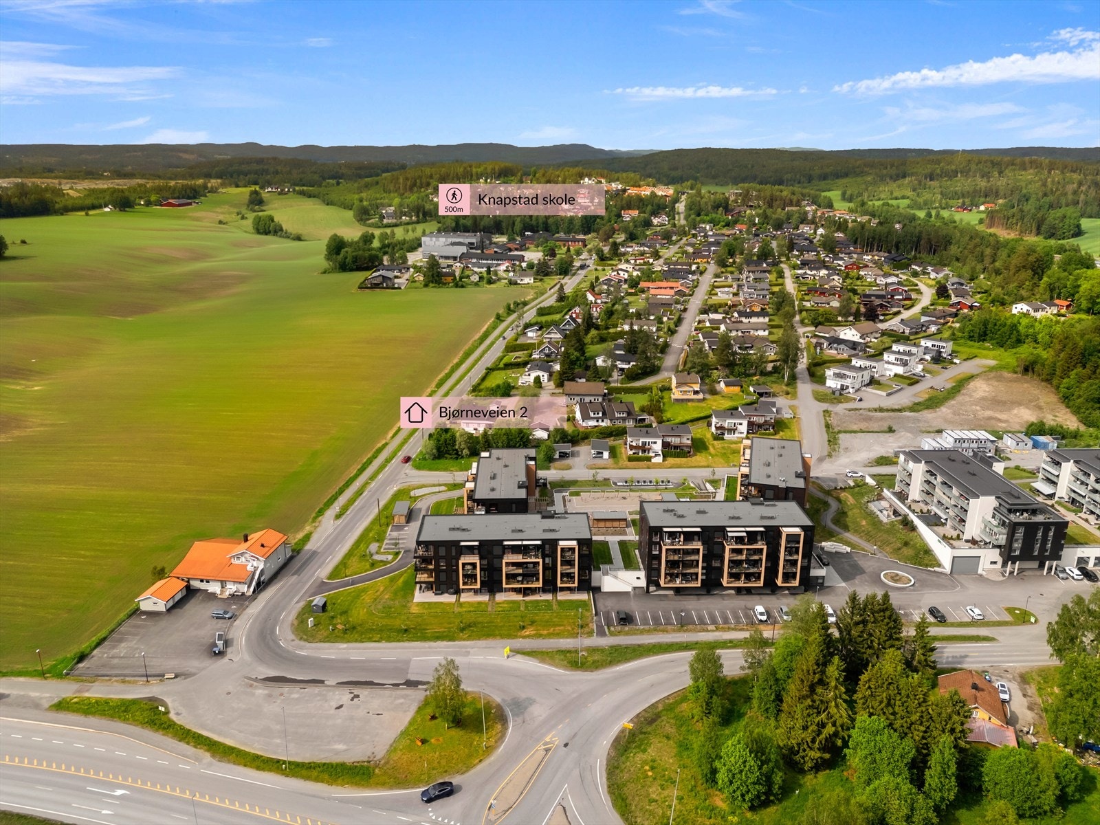 Dronefoto Galleribilde