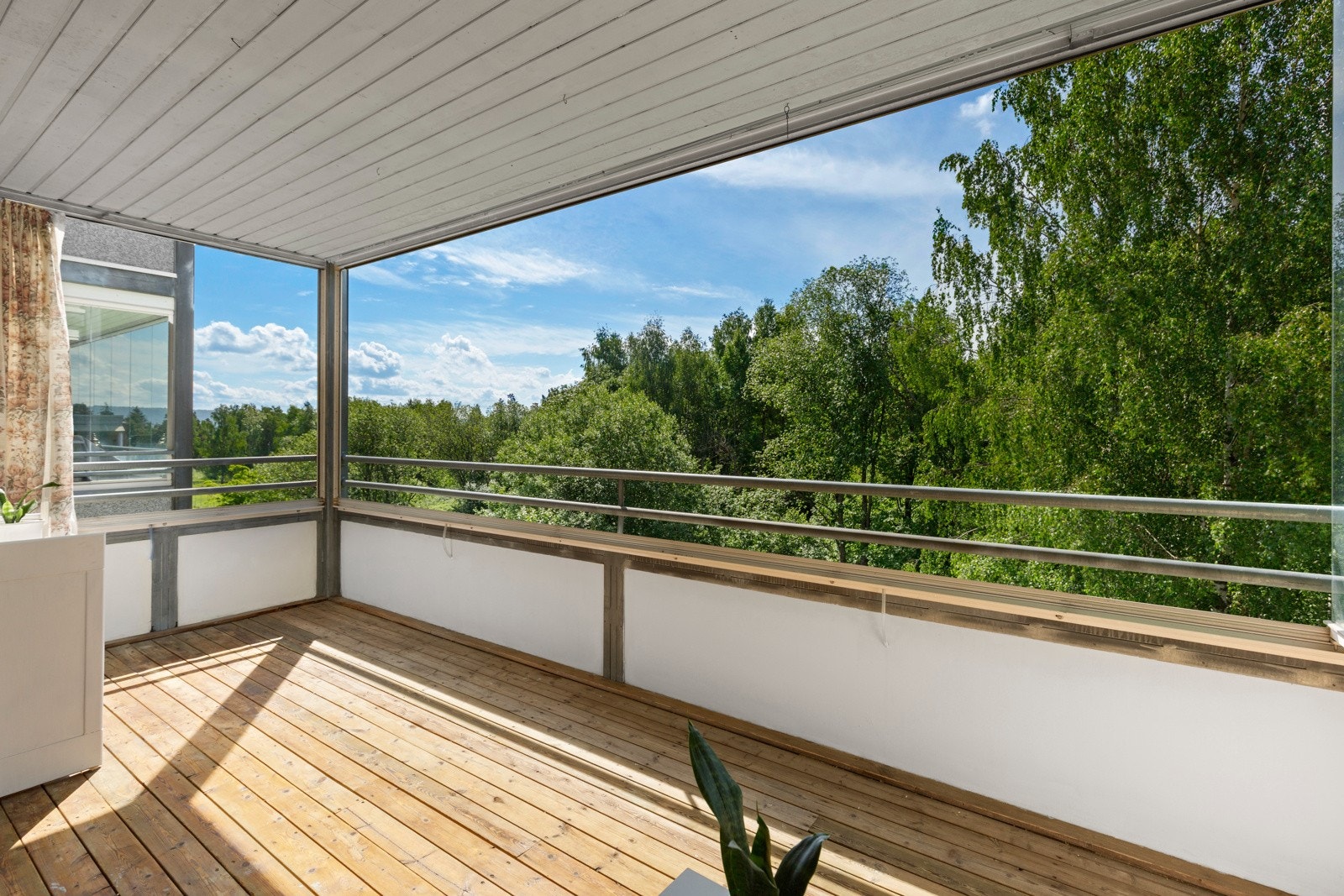 Fra balkongen meget gode solforhold Galleribilde