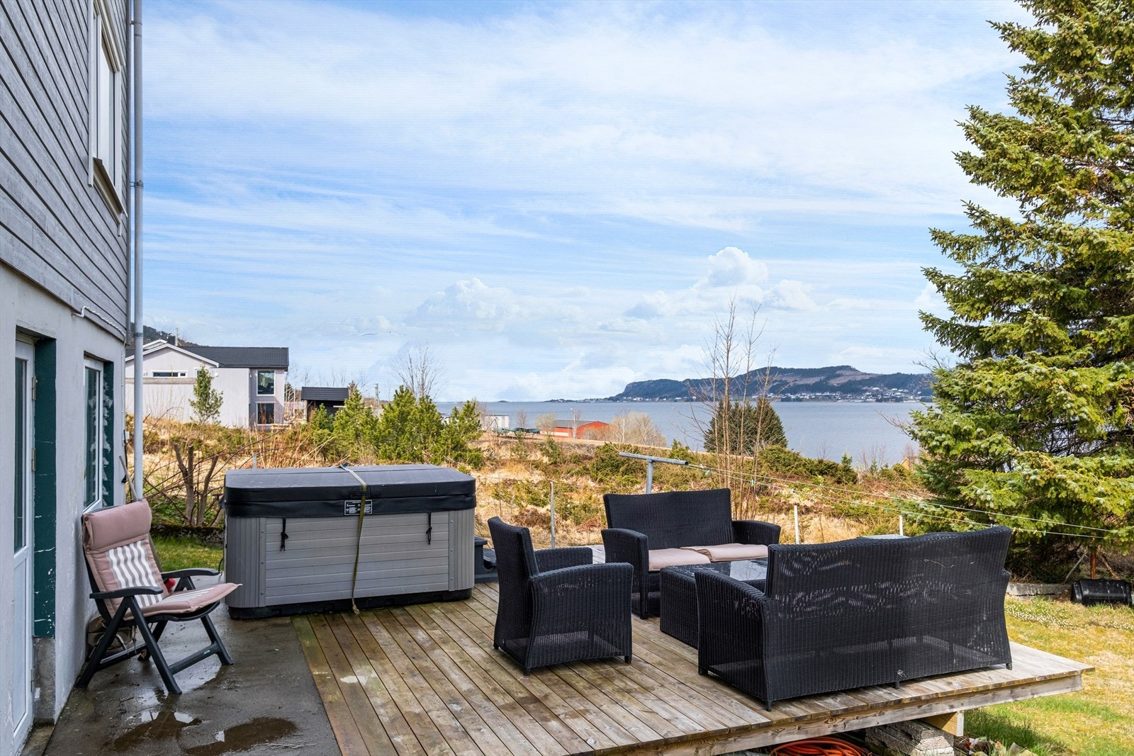 Terrassen ble oppført i 2020 Galleribilde