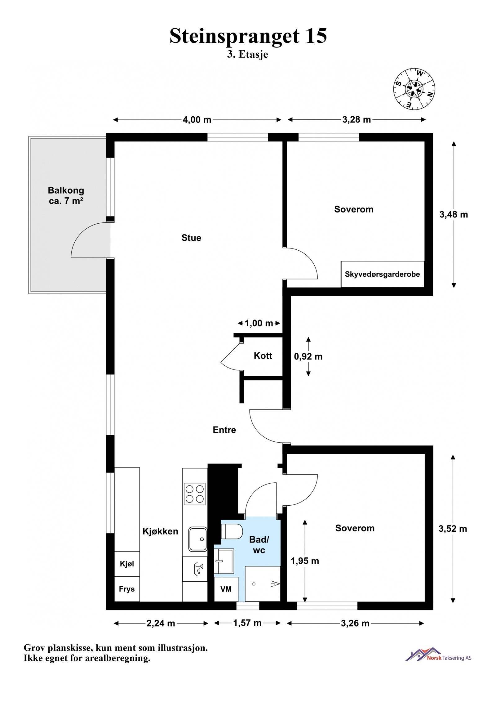 Planskisse Galleribilde