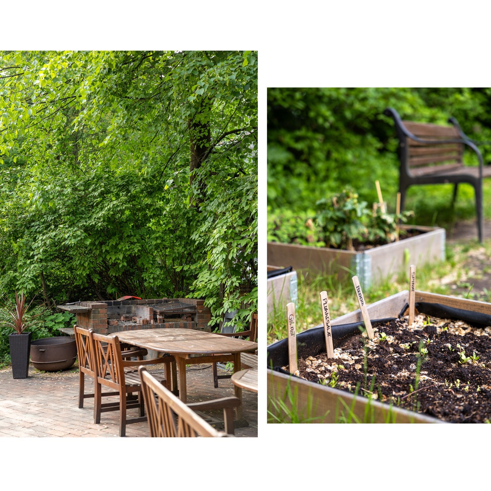 Det er bare få trappetrinn ned til de fine fellesområdene hvor man kan kose seg og nyte av fine kvelder Galleribilde