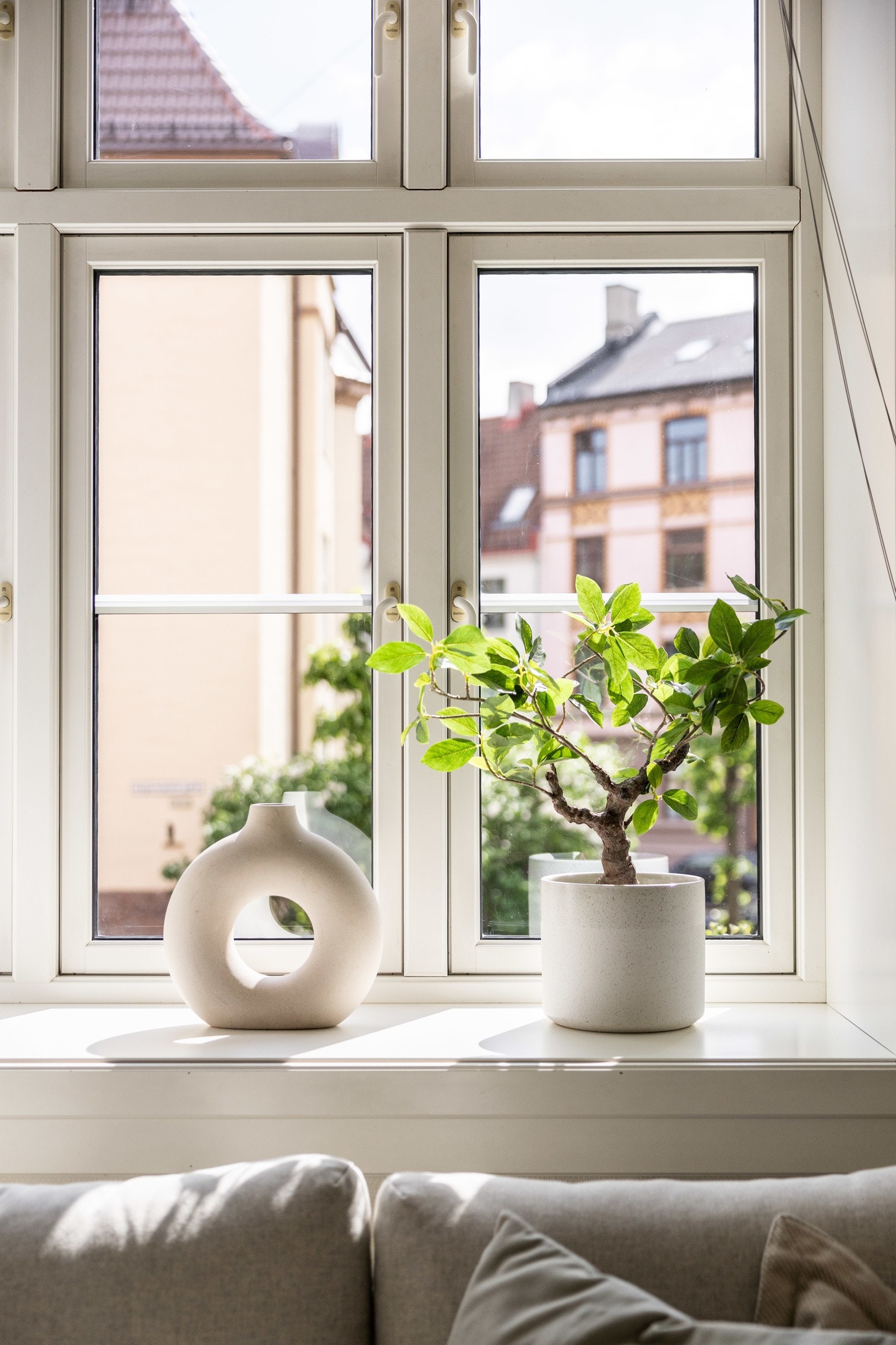 Frodig utsikt uten gjenboere Galleribilde