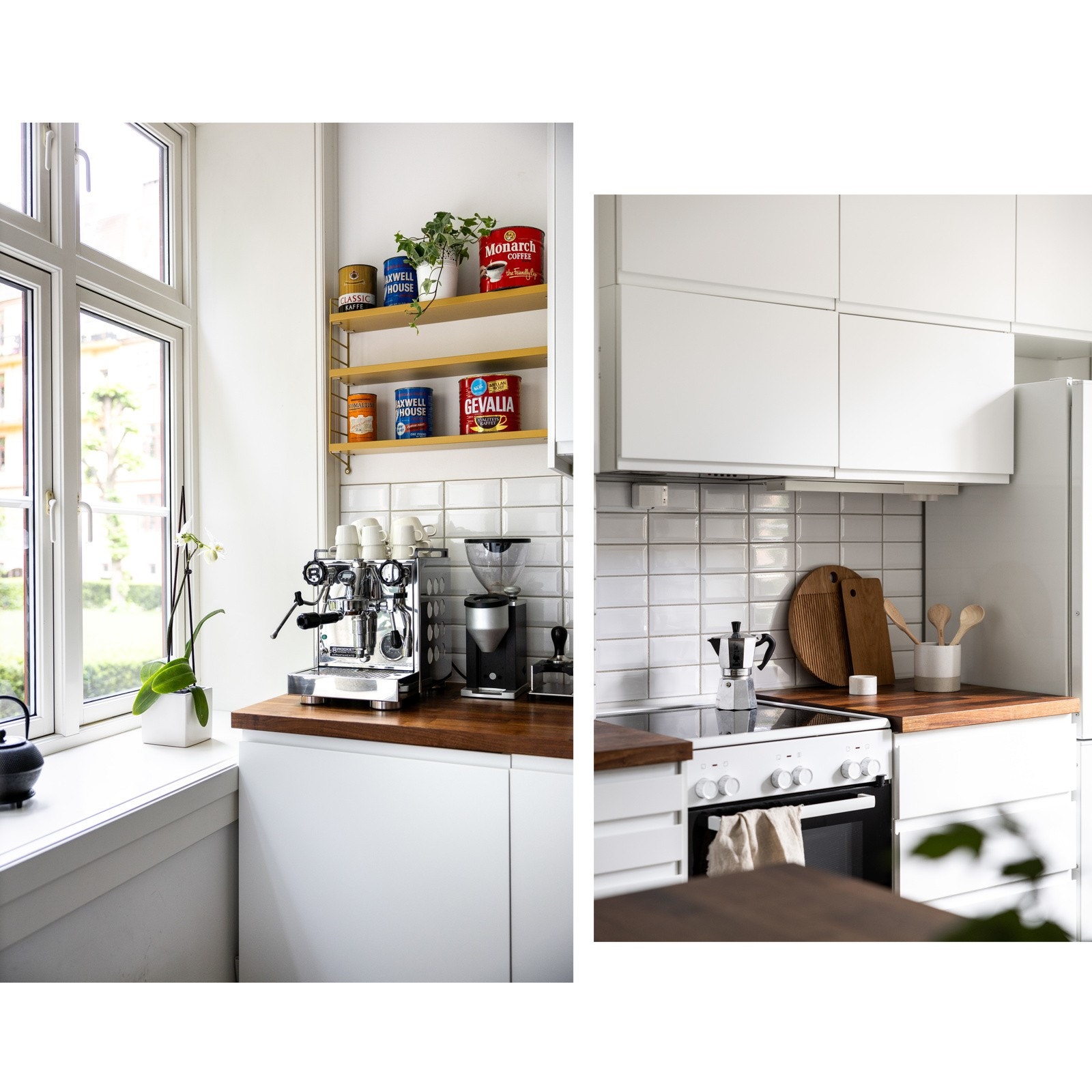 Kjøkkenet er fra 2017 med glatte fronter, samt godt med skuffer og skap Galleribilde