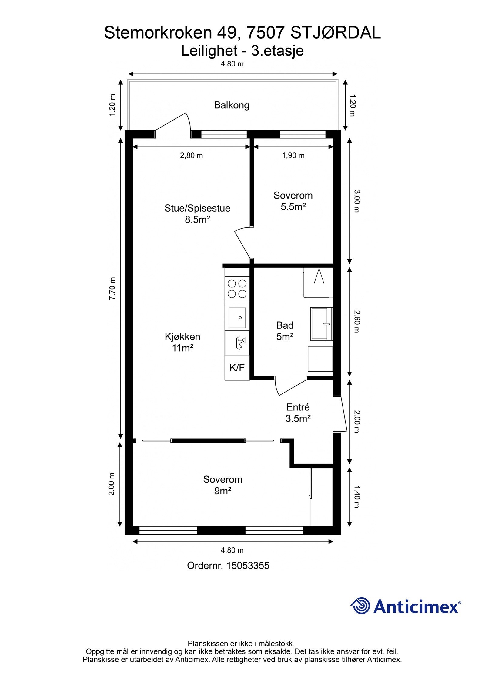 Alternativ planløsning. Galleribilde
