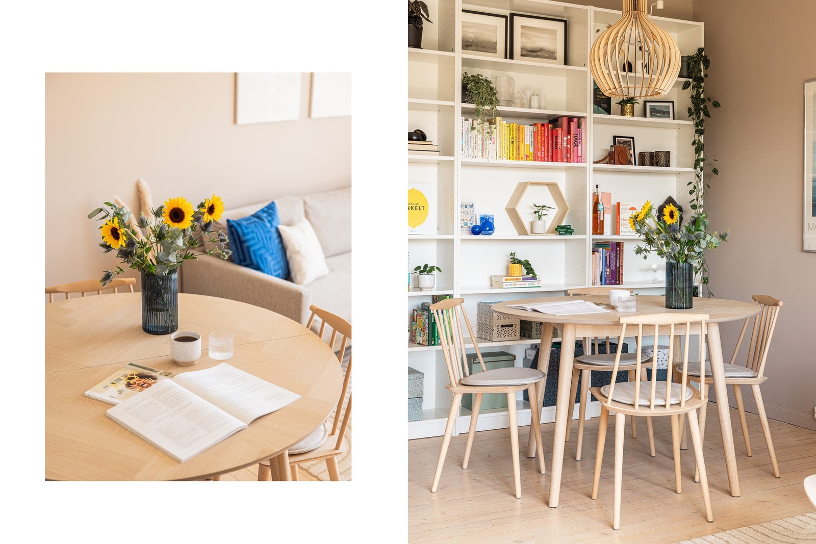 Dekorativ vegghylle med god lagringsplass. Galleribilde