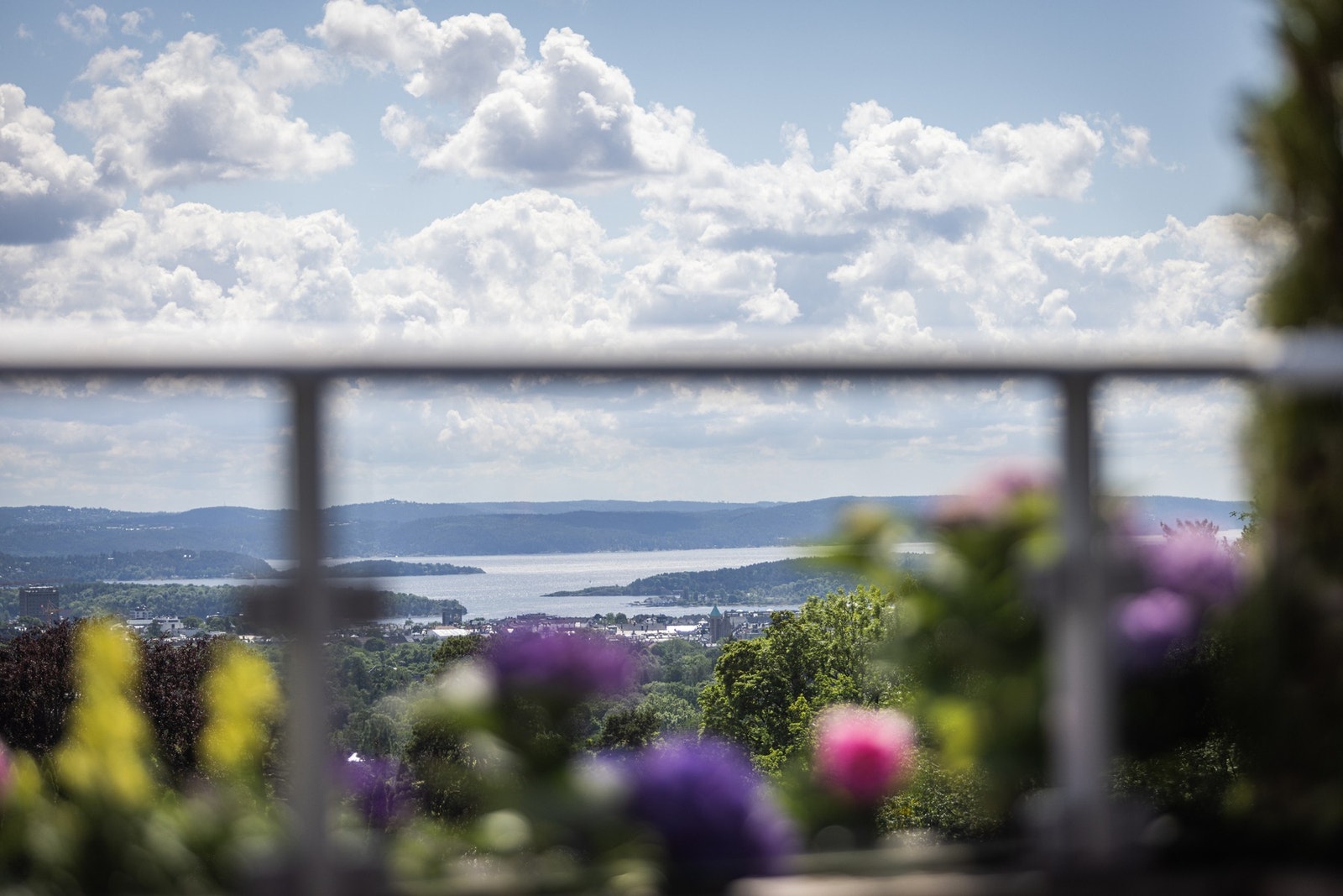 Fritt utsyn helt ned til Oslofjorden. Galleribilde