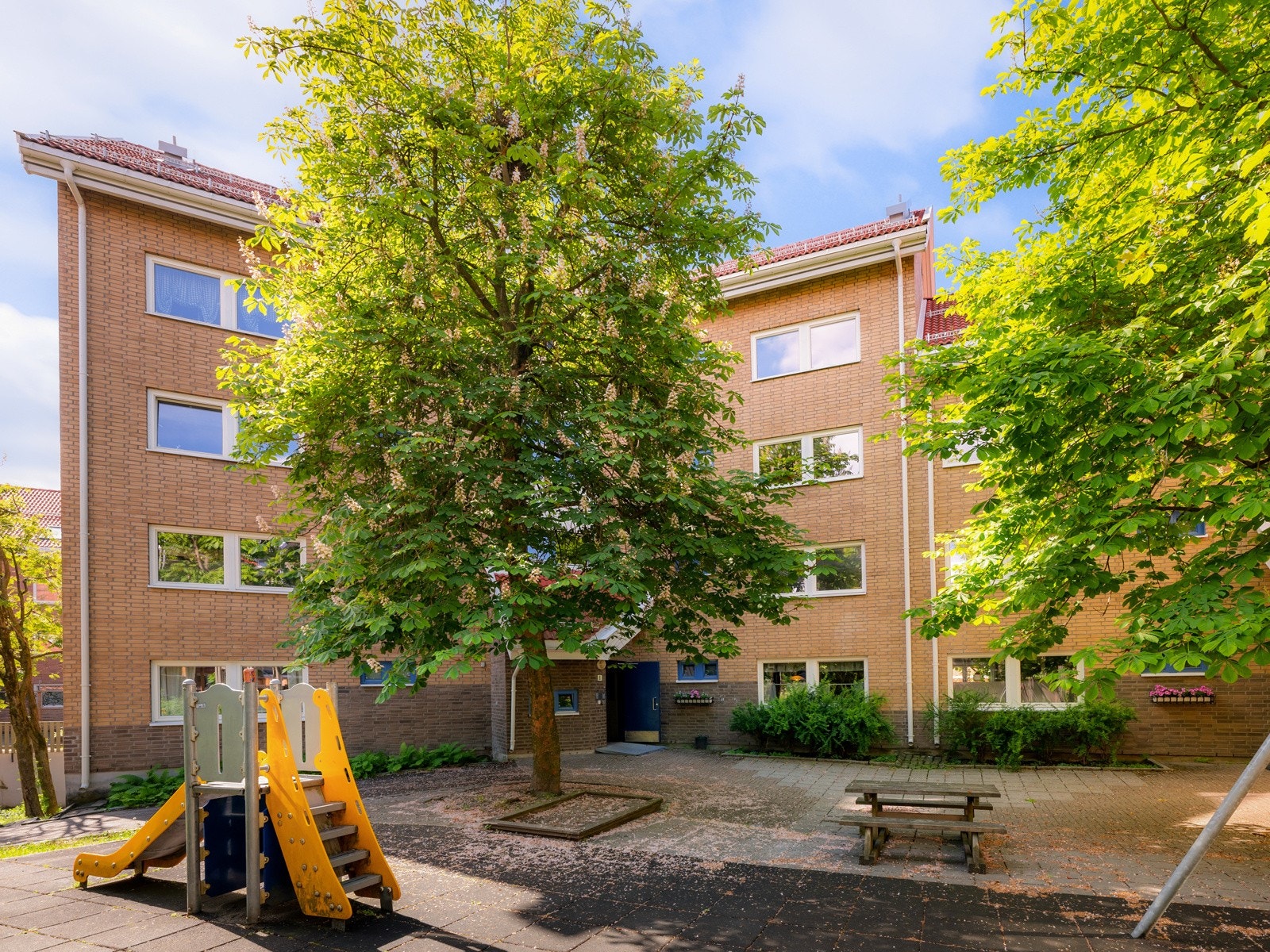 Her bor du i et tilbaketrukket område, samtidig som det er gangavstand til alle tenkelige fasiliteter. Galleribilde