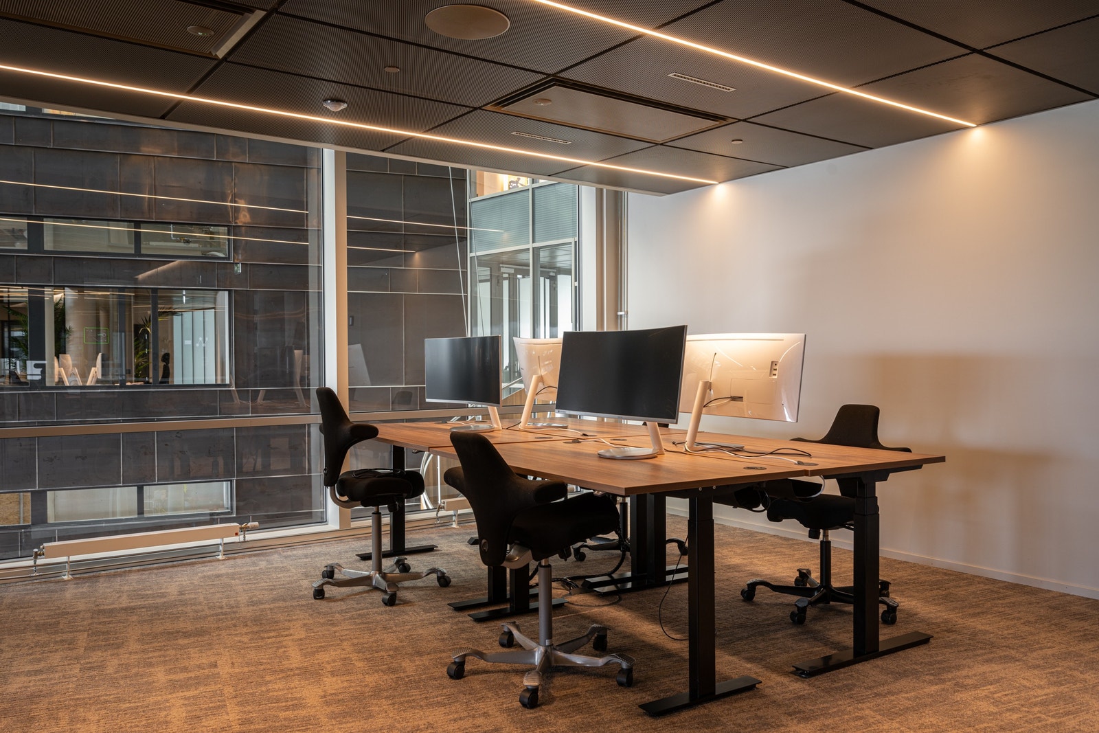 Fra de aktuelle kontorlokalene i 5. etasje Galleribilde