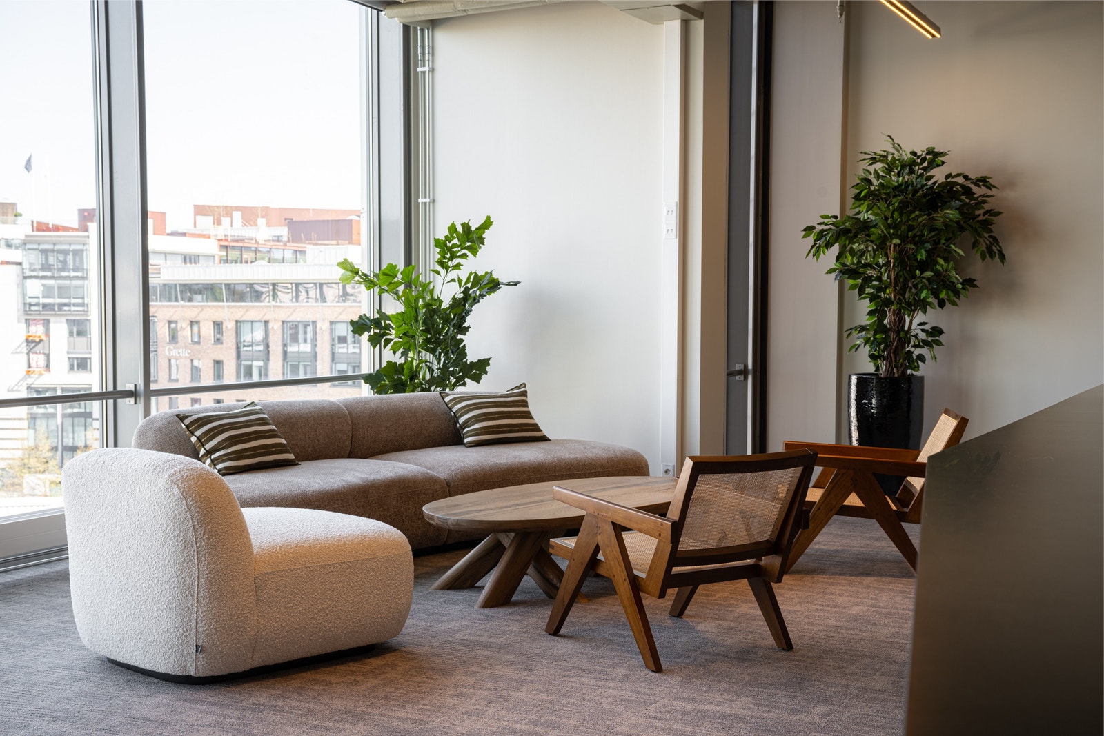 Fra de aktuelle kontorlokalene i 5. etasje Galleribilde