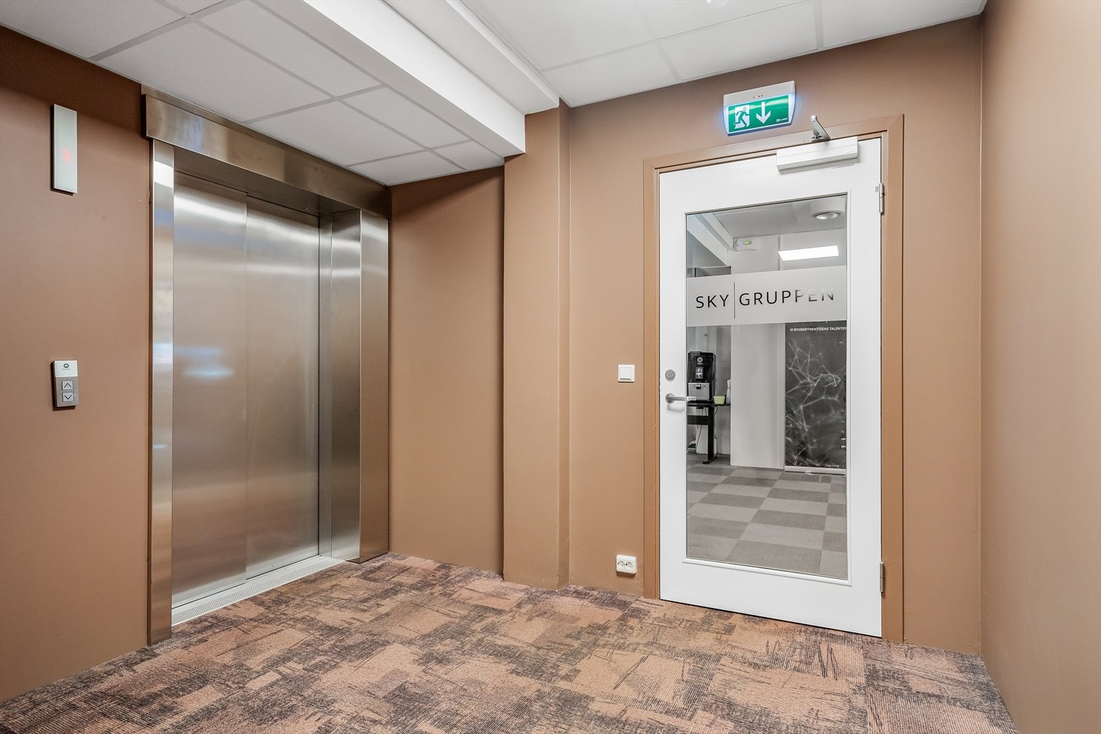 Inngangsparti i 3. etasje Galleribilde