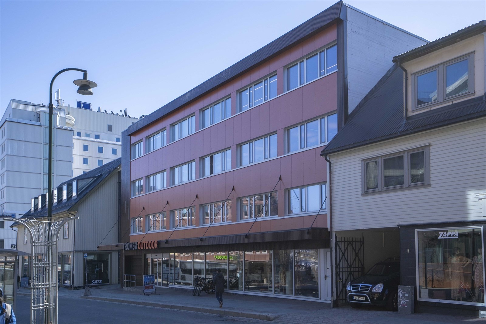 Bygget har fått ny fasade Galleribilde