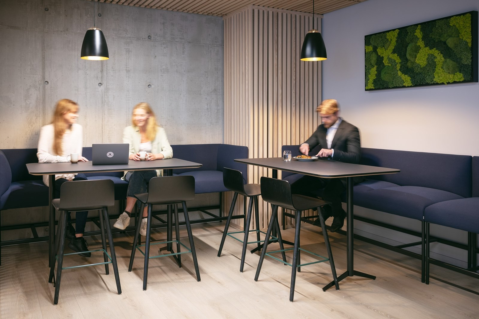 Personalrestaurant område kan også benyttes til uformelle møter