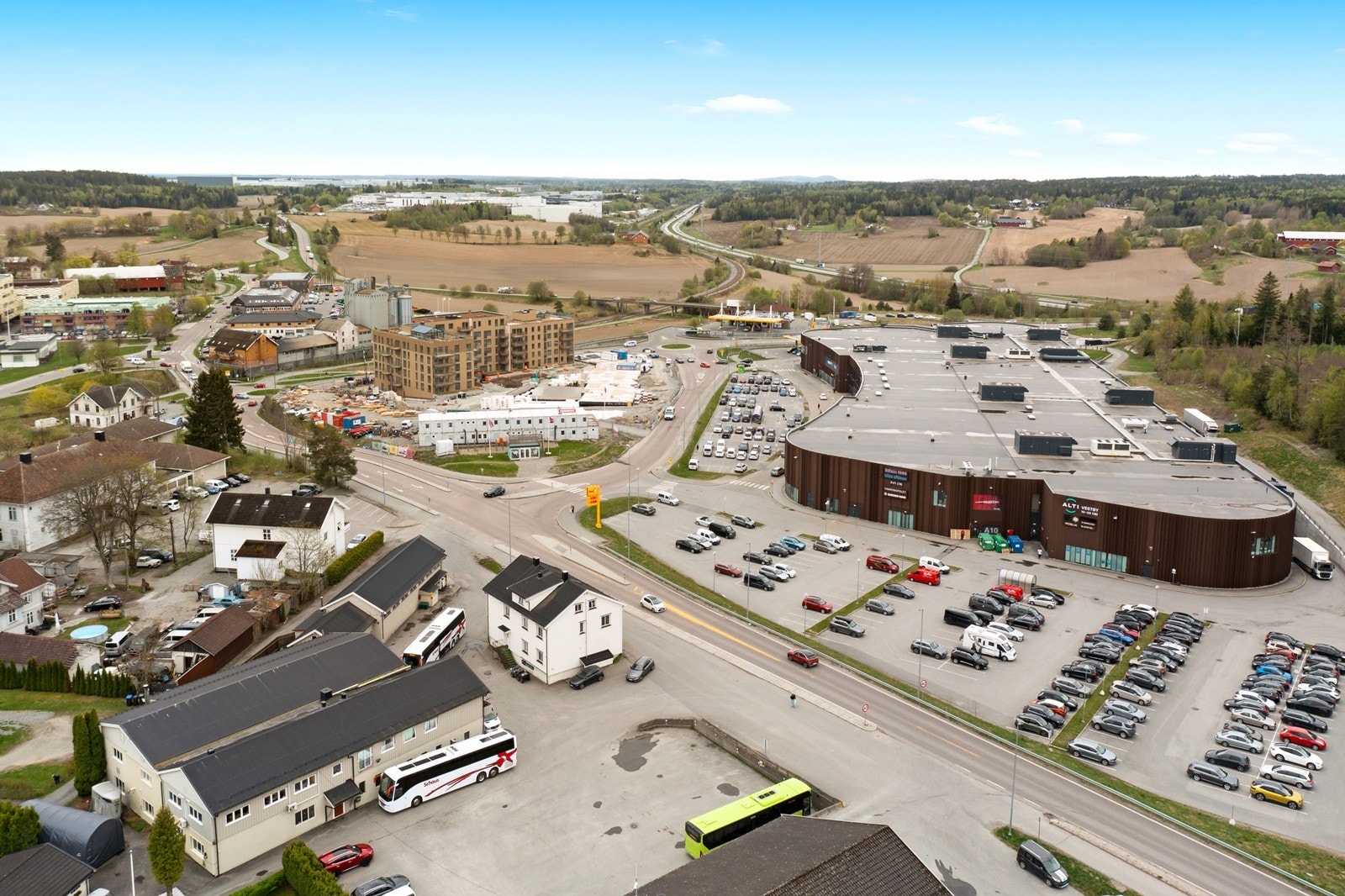 Vestby er et område i sterk vekst. Hele Vestby sentrum skal revitaliseres med ny sentrumsbebyggelse. Galleribilde