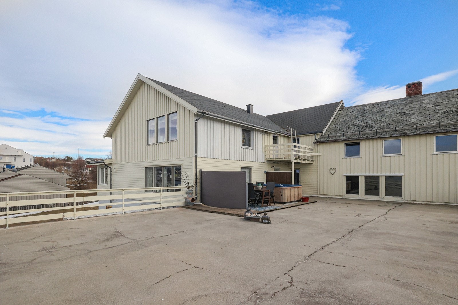 Stor terrasse Galleribilde