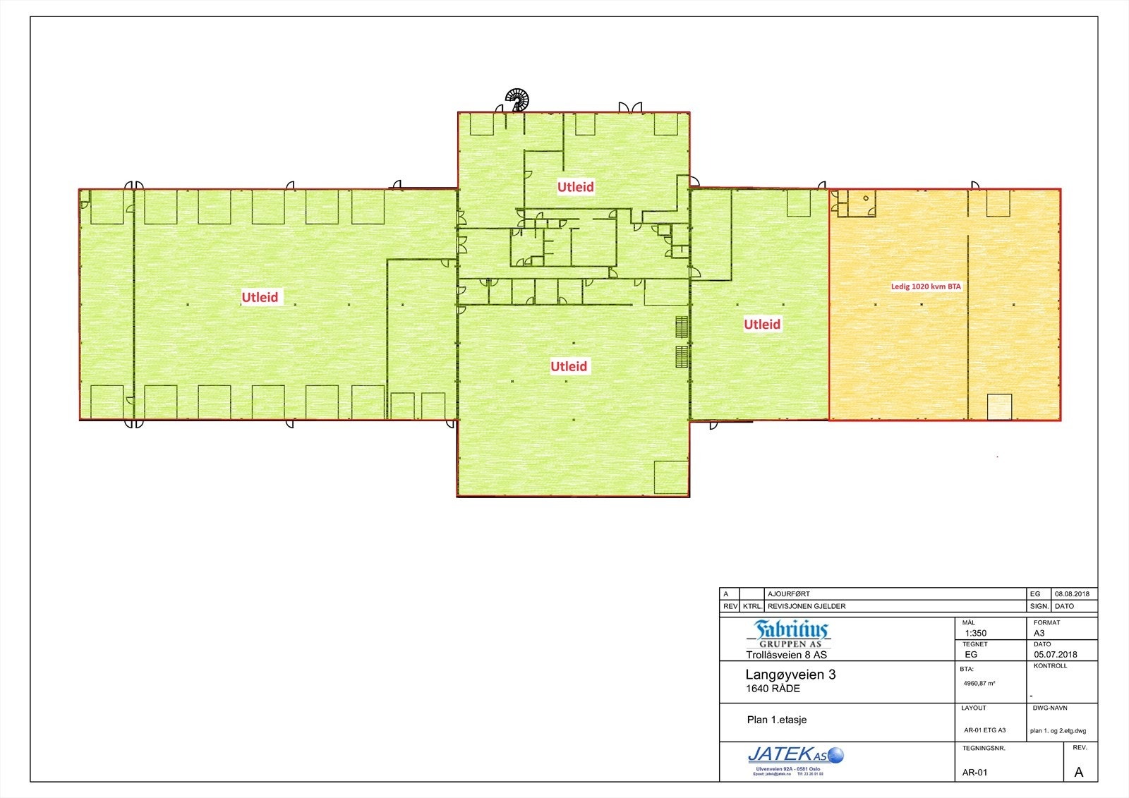 PLAN 1. etg ledig Galleribilde