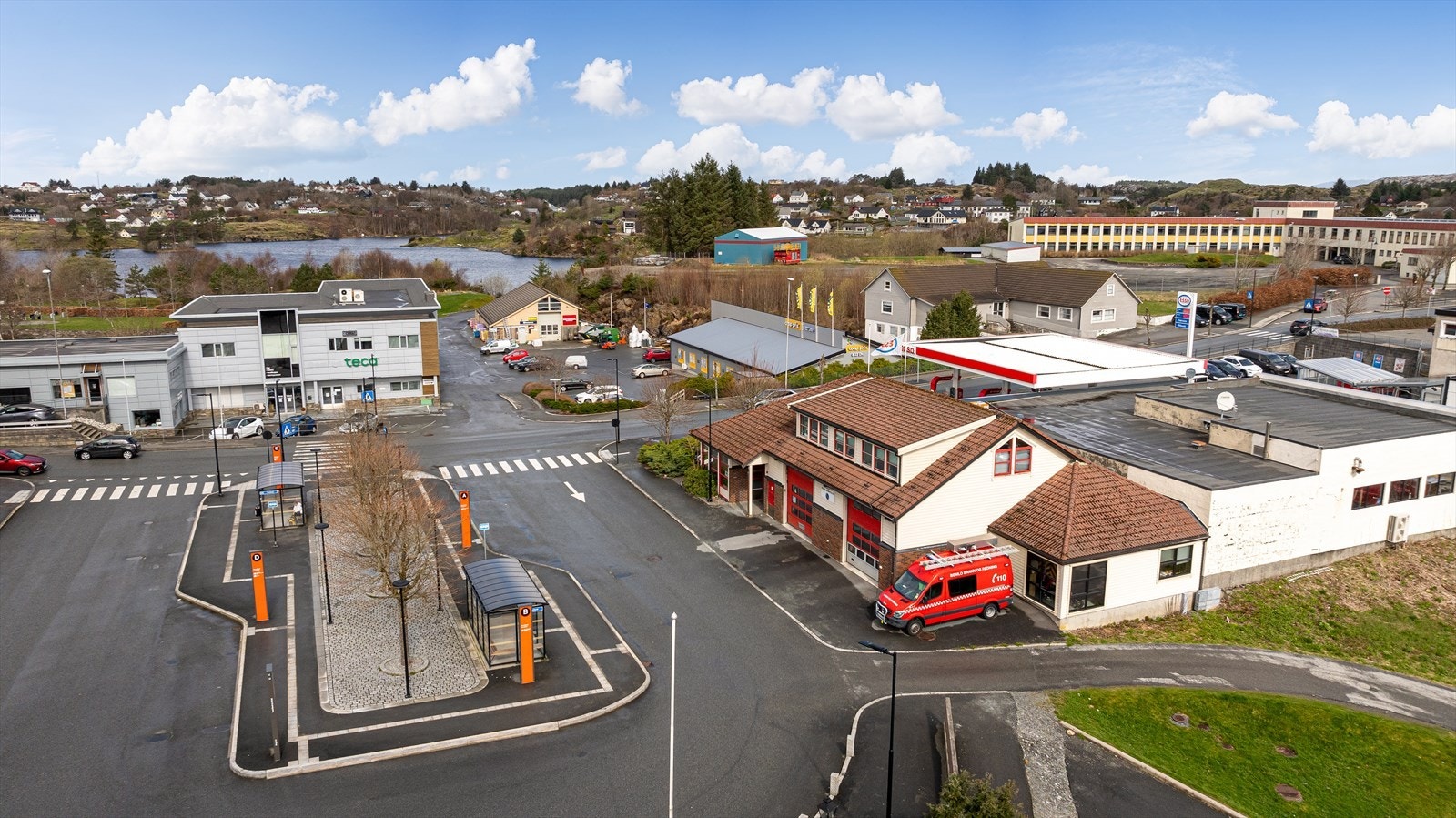 Sentral plassering i sentrum Galleribilde