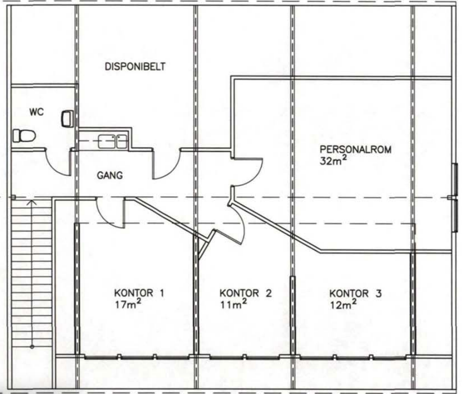 Plantegning 2. etasje Galleribilde