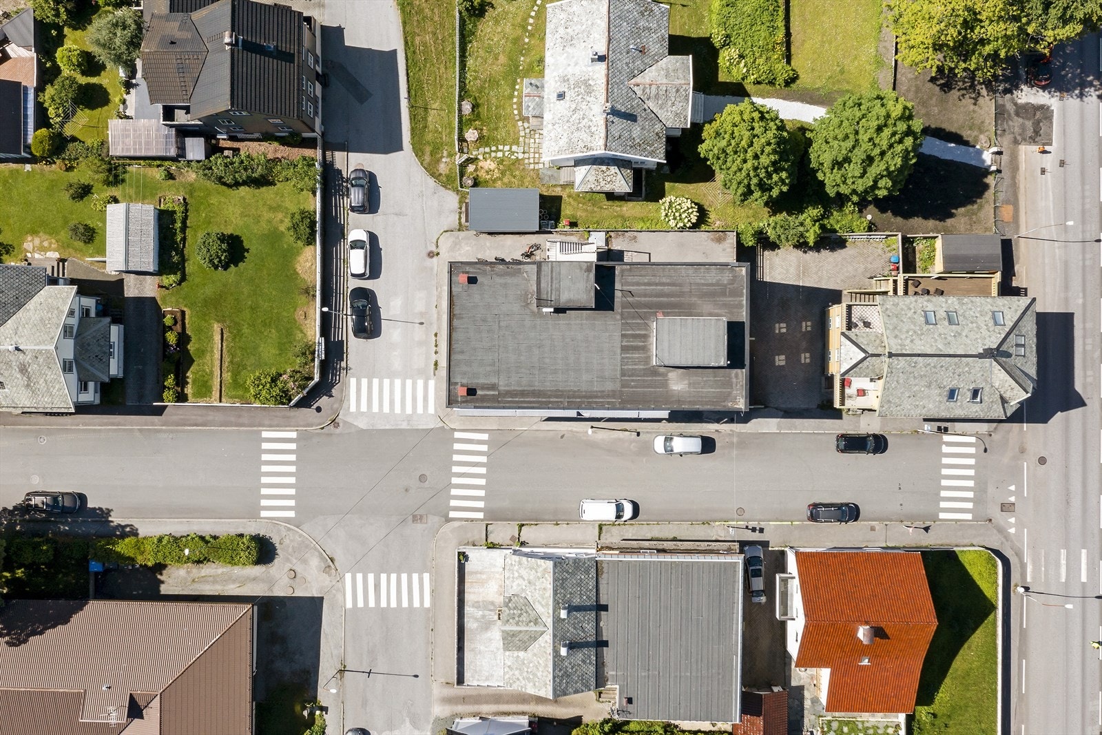 Bygget sett ovenfra Galleribilde