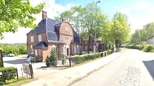 Fasade mot rolig vei. Galleribilde