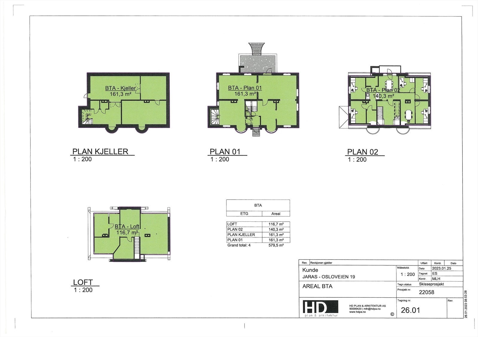 Areal alle etasjer Galleribilde