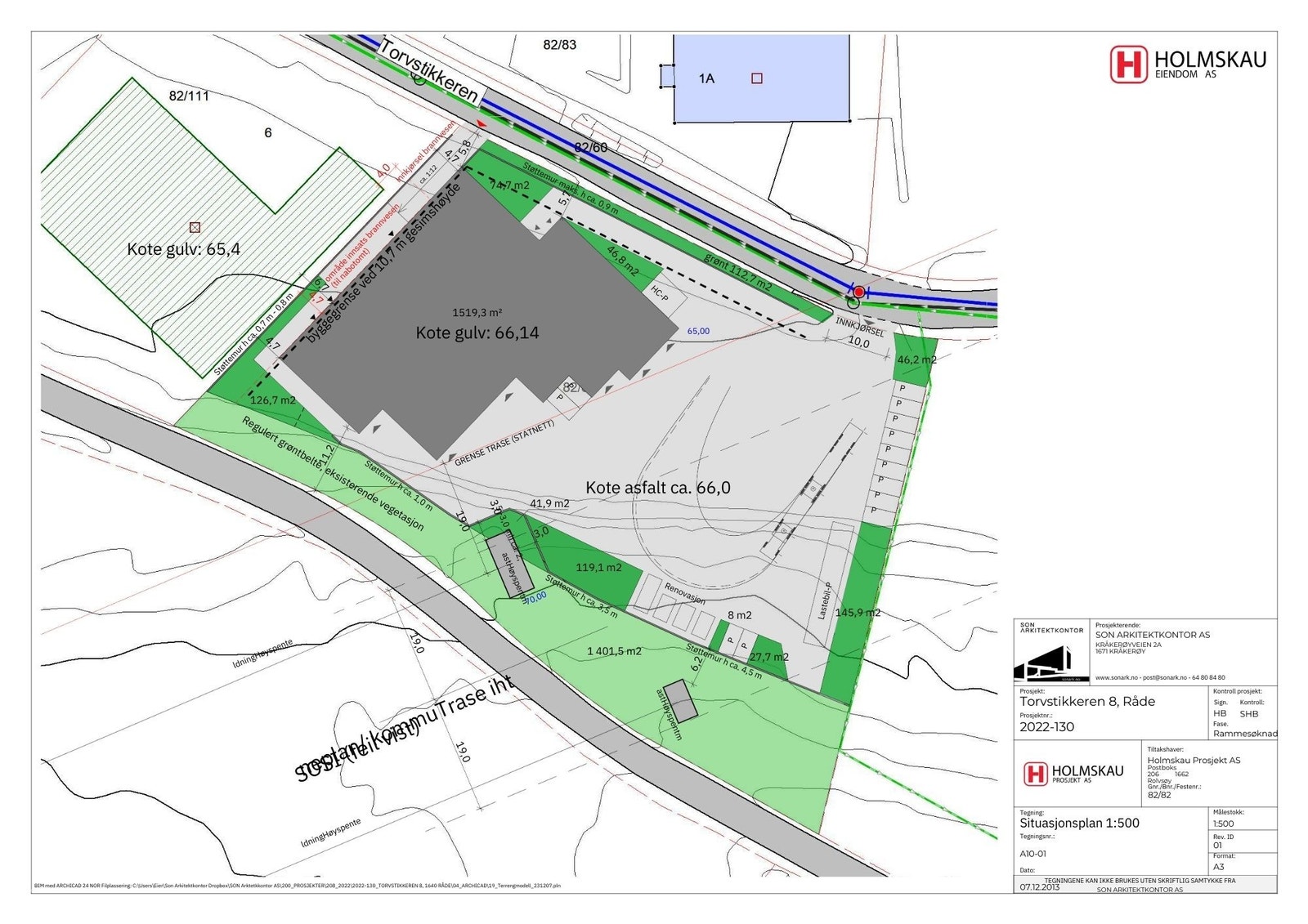Stålbygg med maksimert utnyttelse av tomt Galleribilde