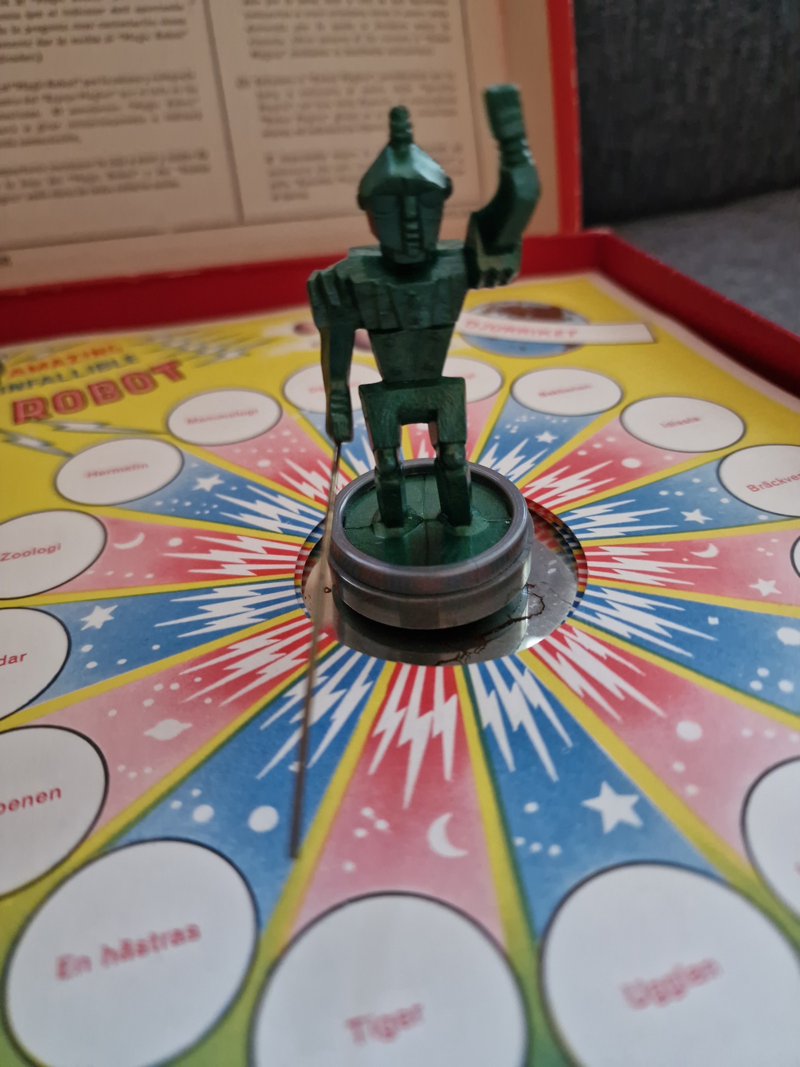 Brettspillet THE AMACING MAGIC ROBOT FINN-torget