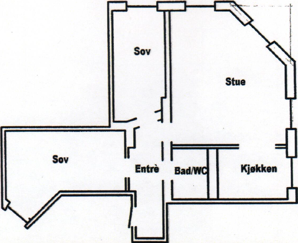 Plantegning Galleribilde