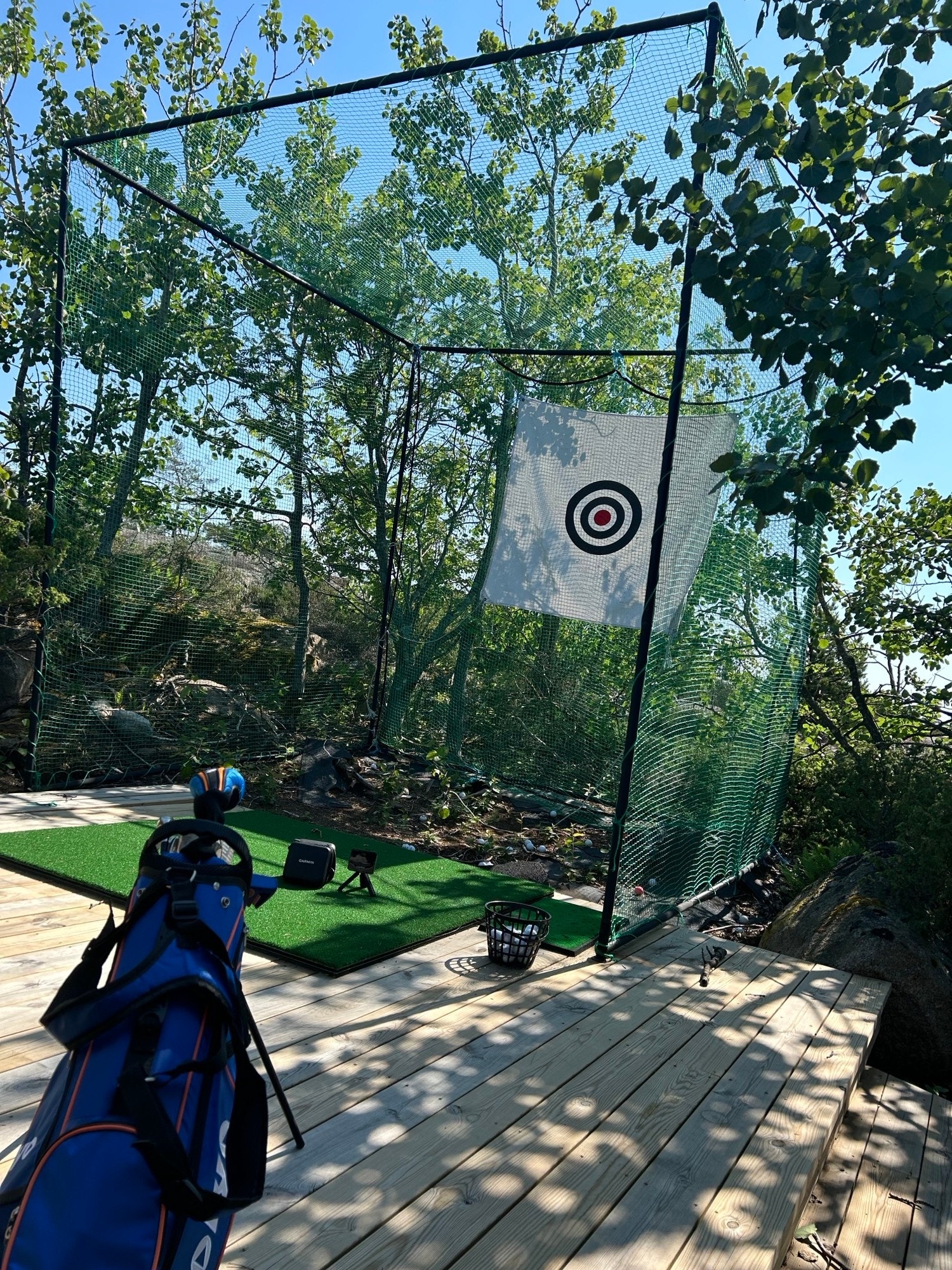Egen driving range med Garmin simulator Galleribilde