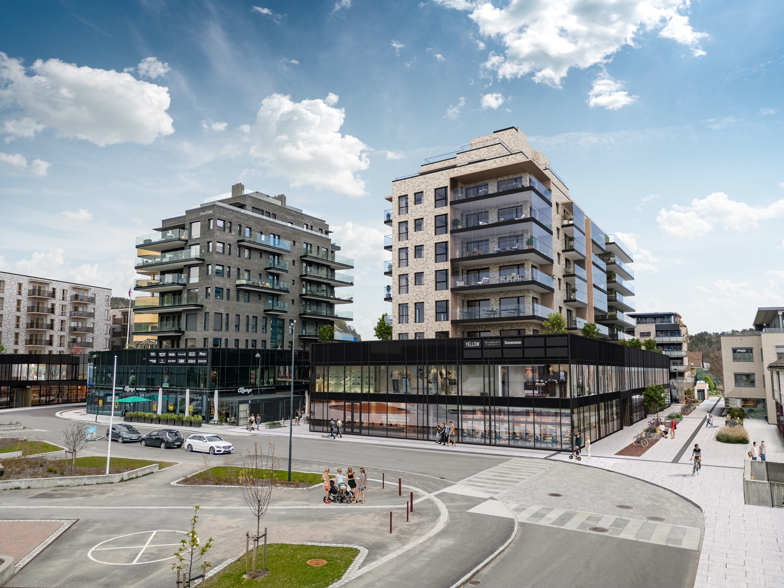 Det blir fint hos naboen også. Galleribilde