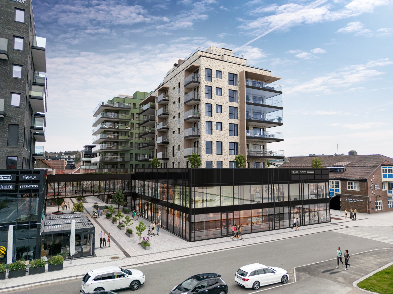 Det blir fint hos naboen også. Galleribilde