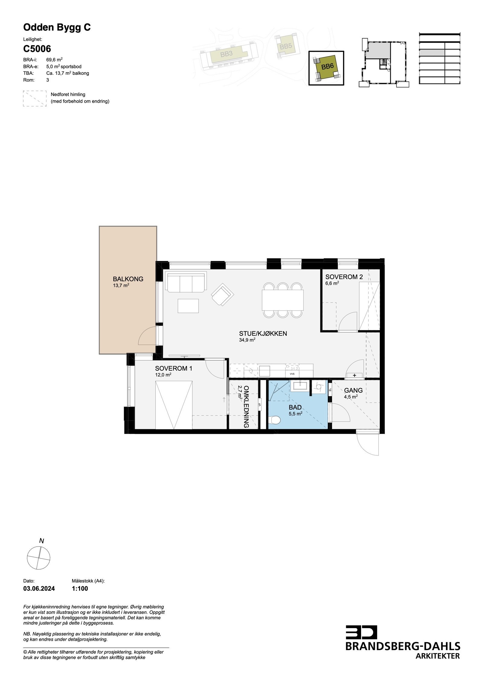 Plantegning C5006 Galleribilde