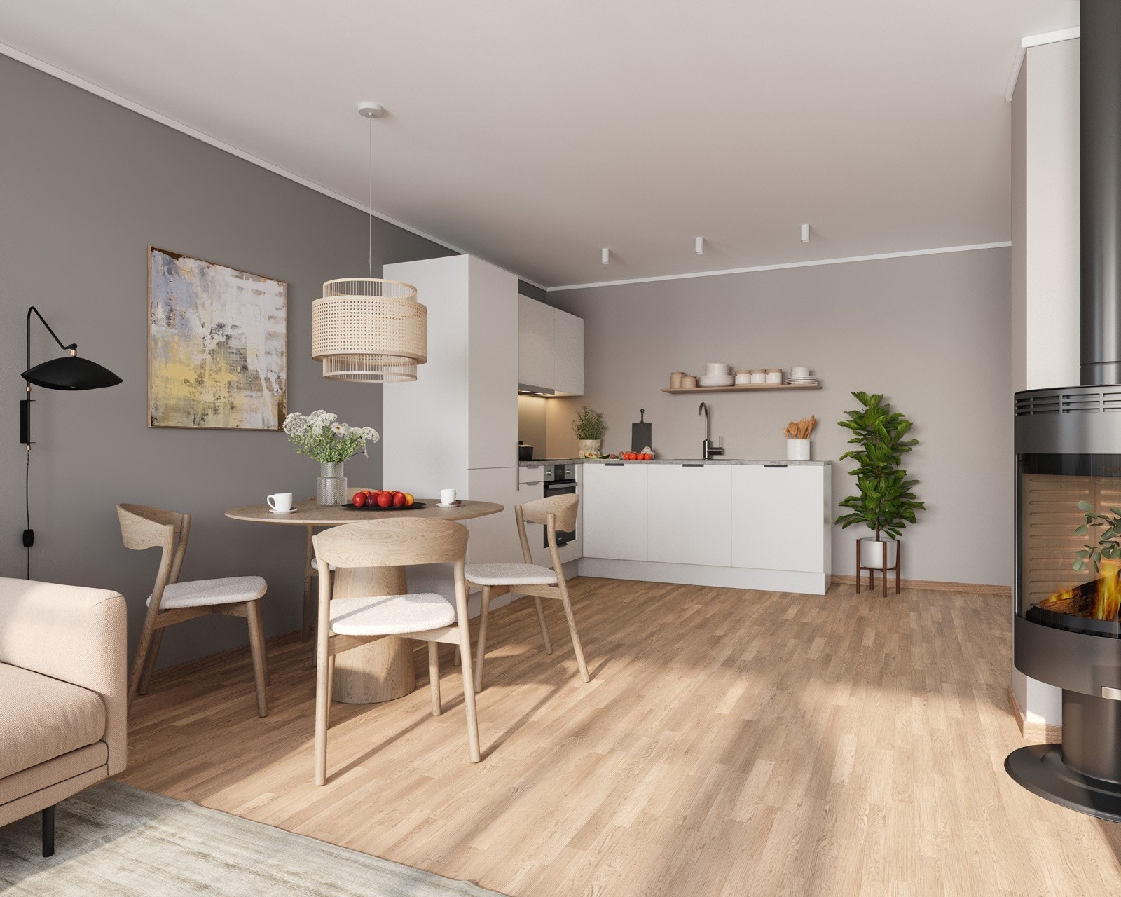 Kjøkken 60m2 Galleribilde