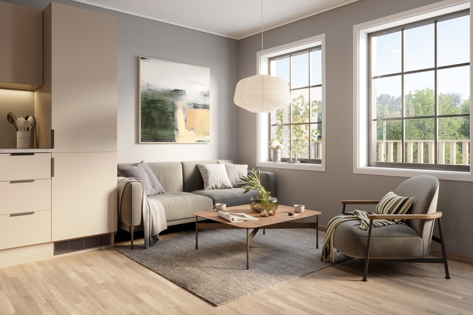 Stue 44m2 Galleribilde