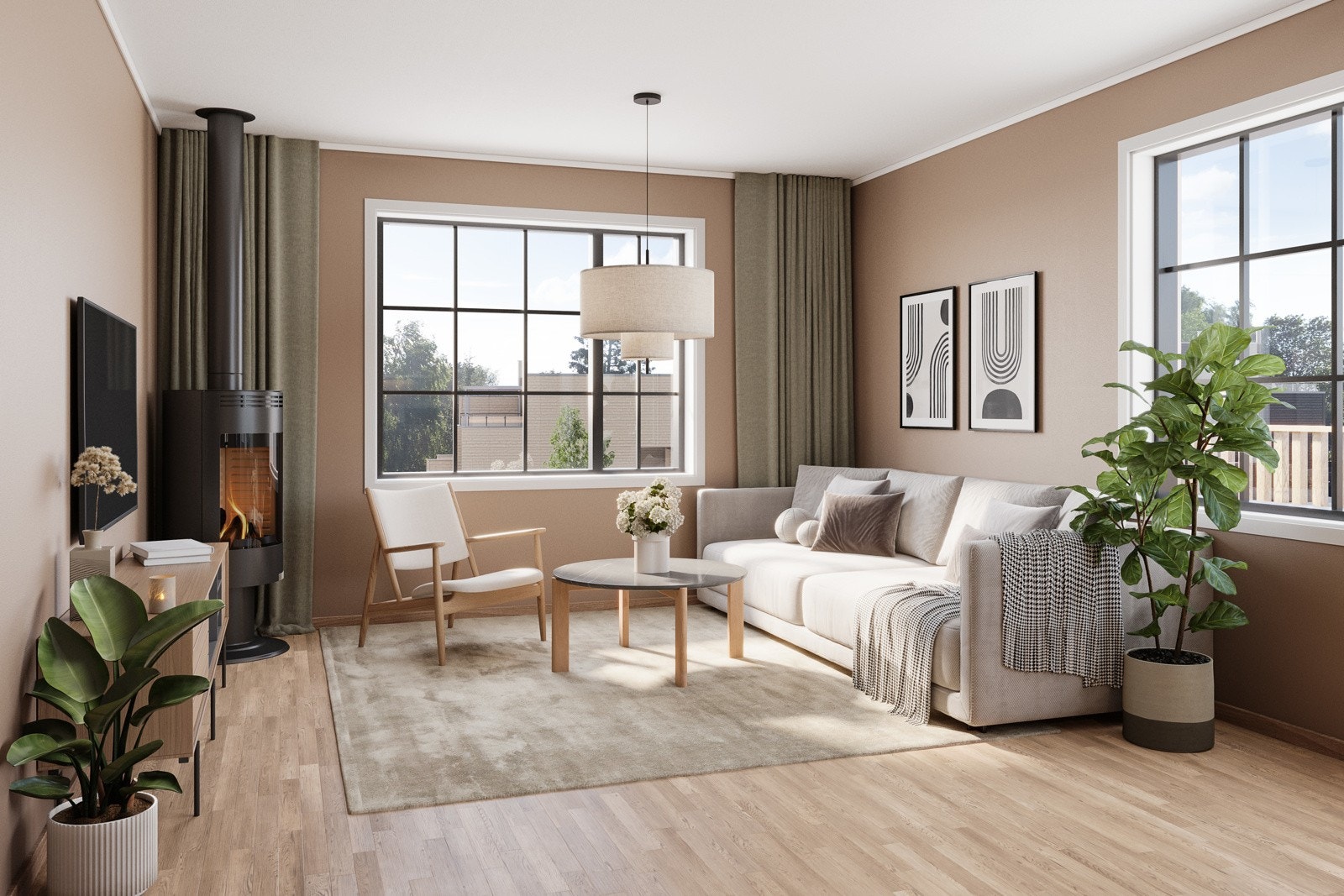 Stue 74m2 Galleribilde